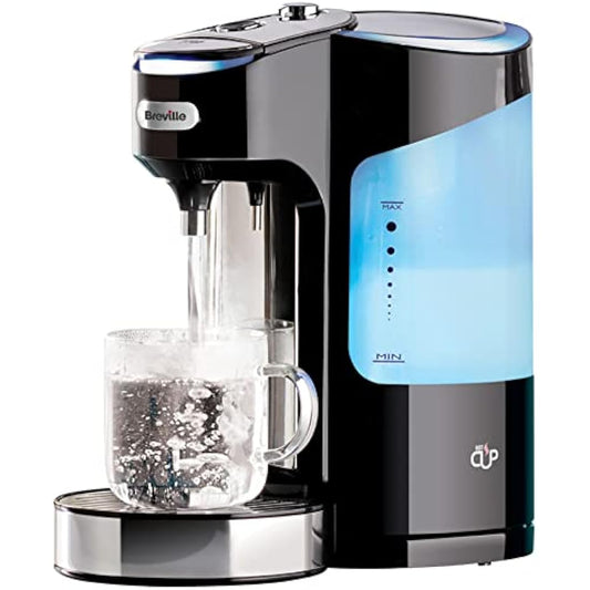 Breville HotCup Hot Water Dispenser | 2.0L with 3kW Fast Boil & Variable Dispense | Energy-efficient use | Gloss Black [VKJ318]