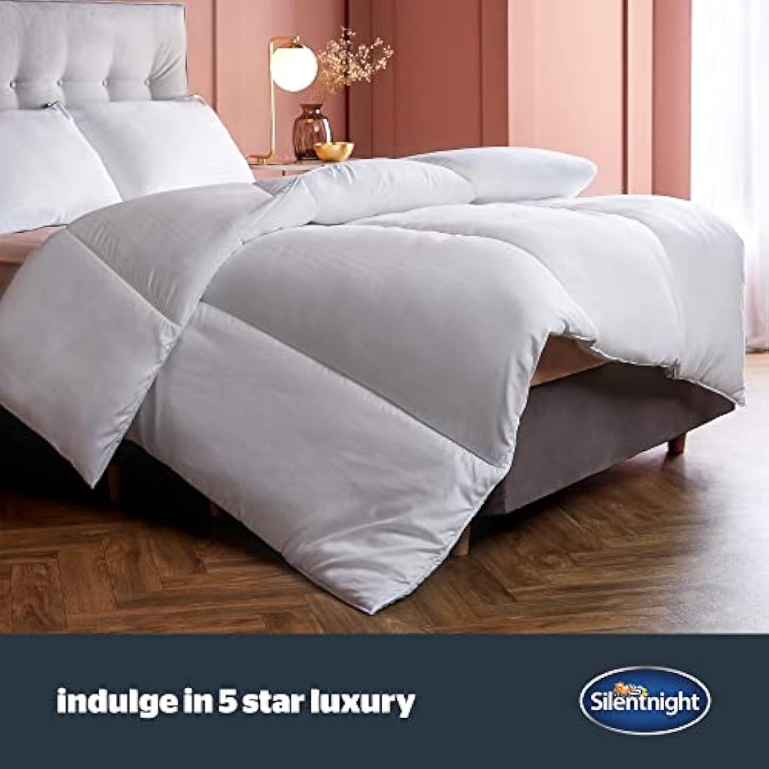 Silentnight Hotel Collection Double Duvet – 10.5 Tog Luxury Duvet Ideal for All Seasons Ensuring a Relaxing Night’s Sleep– Hypoallergenic and Machine Washable – Double – 200 x 200cm
