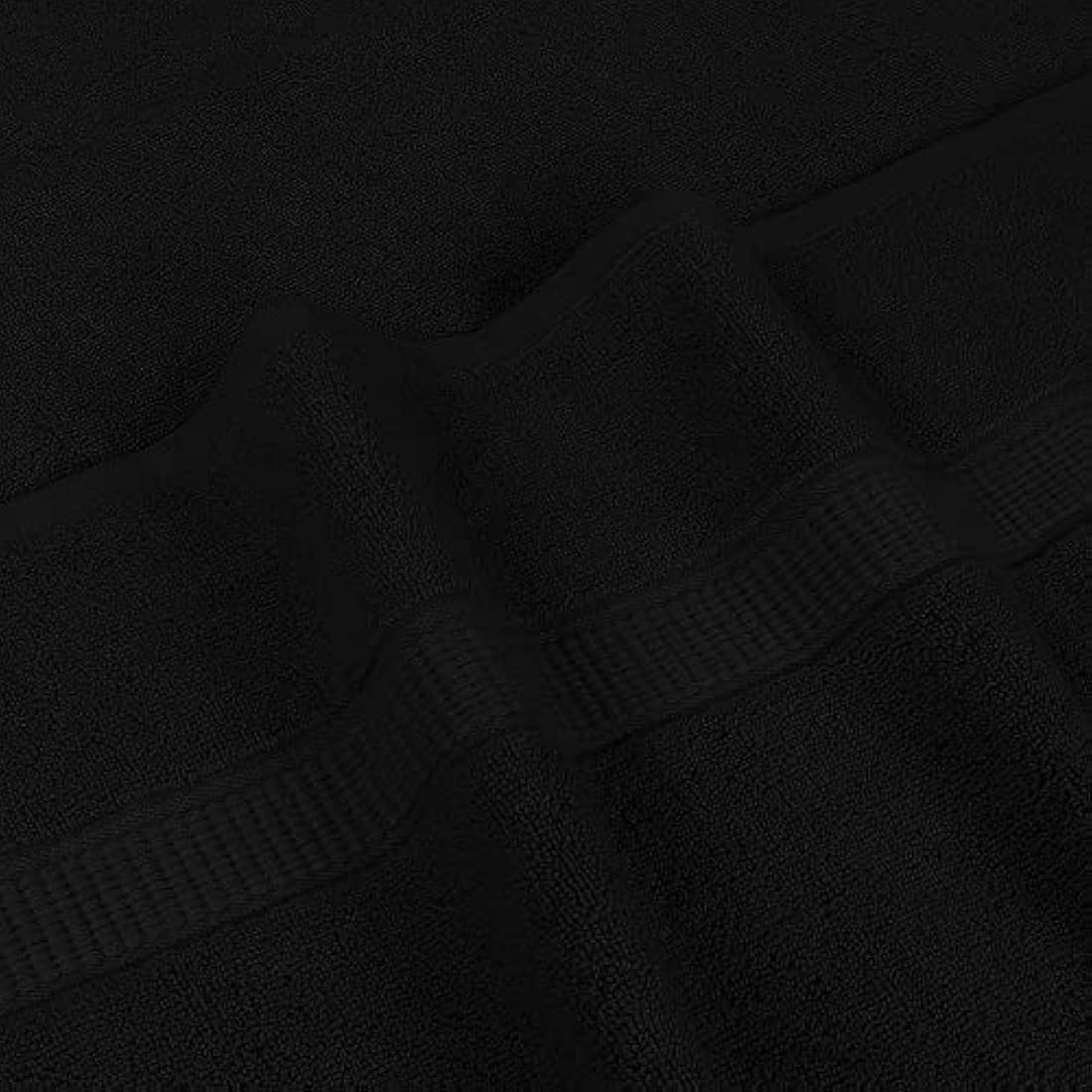 Utopia Towels - Premium Jumbo Bath Sheet (90 x 180 cm, 2 Pack) - 100% Ring Spun Cotton Highly Absorbent and Quick Dry Extra Large Bath Sheet - Super Soft Hotel Quality Towel (Black)