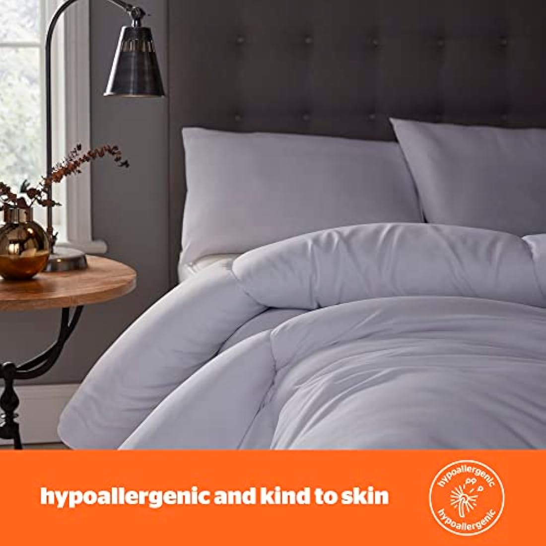 Silentnight Warm & Cosy King Size 15 Tog Winter Duvet – Extra Warm Thick Heavyweight Cosy Winter Quilt Duvet Ideal for Cold Nights – Hypoallergenic and Machine Washable - King Size - 225x220cm