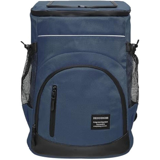 Outplea 30L Cooler Backpack, 36 Cans Insulated Soft Cooler Bag with Top Easy Access Pocket, Leak Proof Picnic Backpack for Beach Travel Camping BBQ