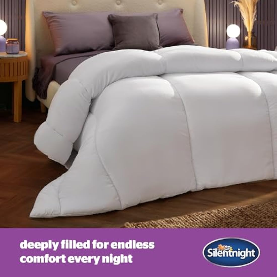 Silentnight Deep Sleep Super King Duvet 13.5 Tog – Winter Warm Soft and Comfortable Quilt Duvet Ideal for Cold Nights – Hypoallergenic and Machine Washable – Super King Size – 260x220cm
