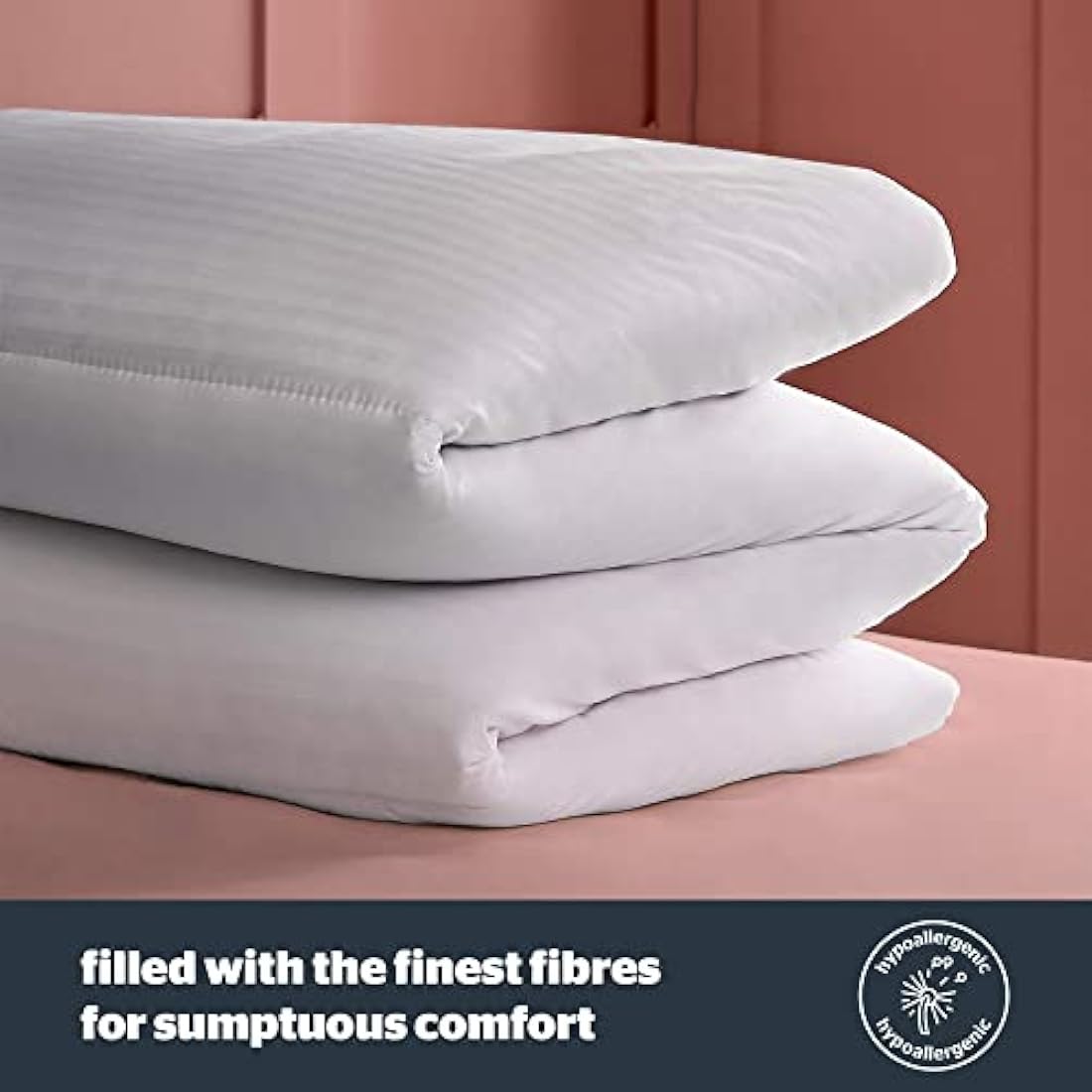 Silentnight Hotel Collection King Size Duvet – All Year Round 10.5 Tog Luxurious Hotel Quality Duvet Quilt – Hypoallergenic and Machine Washable – King Size Bed, White