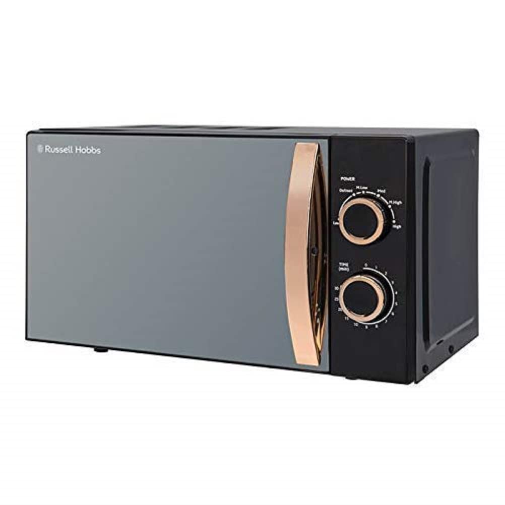 Russell Hobbs RHM1727RG 17 Litre 700 W Rose Gold Solo Microwave with 5 Power Levels, 30 Minute Timer, Defrost Setting, Easy Clean