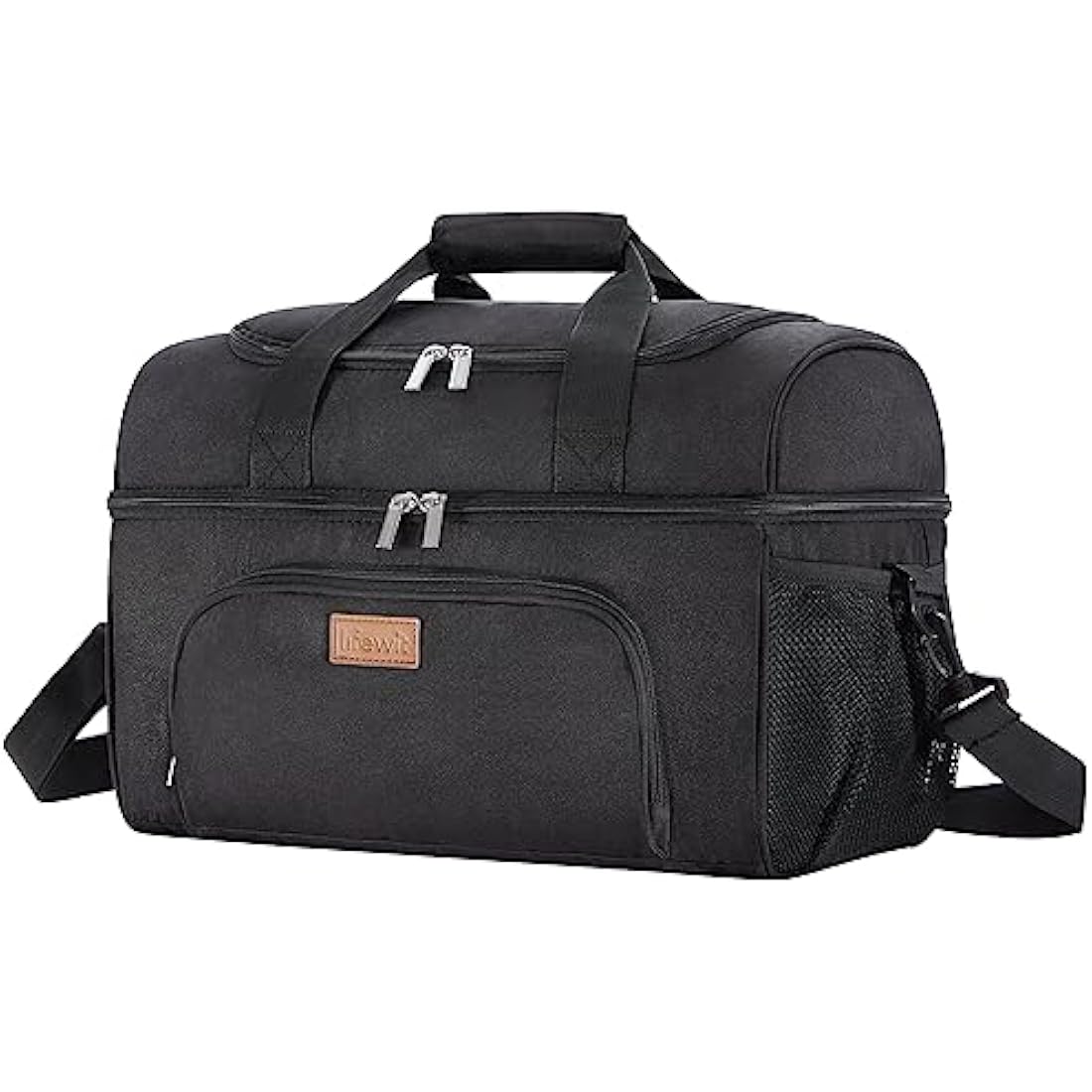 Lifewit Cooler Bag Insulated Large Shopping Bag, Double Decker Soft Cooler Soft-Sided Cooling Bag for Beach/Picnic/Sports