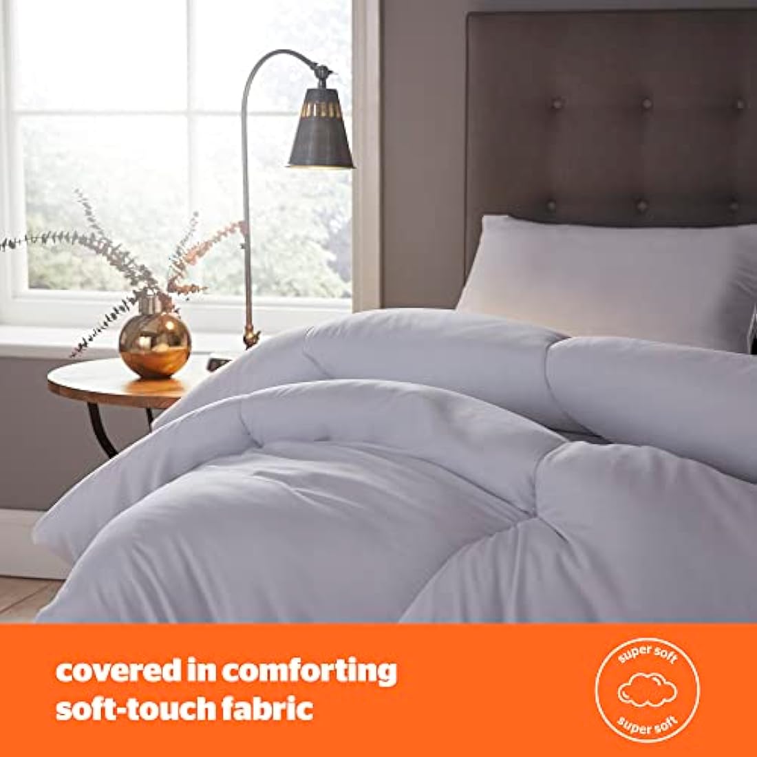 Silentnight Warm & Cosy Super King 13.5 Tog Winter Duvet – Extra Warm Thick Heavyweight Cosy Winter Quilt Duvet Ideal for Cold Nights – Hypoallergenic and Machine Washable - Super King - 260x220cm