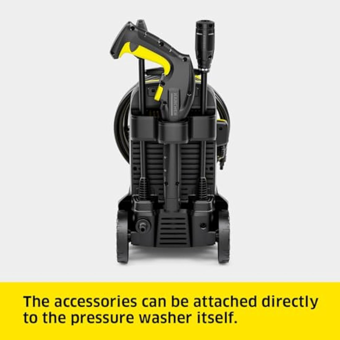 Kärcher K 4 Classic Pressure Washer, Pressure: max. 130 bar, Flow Rate: 420 l/h, Area Coverage: 30 m²/h, Water Filter, Weight: 4.6 kg, high-Pressure Hose and Gun, Dirt Blaster, Spray Lance