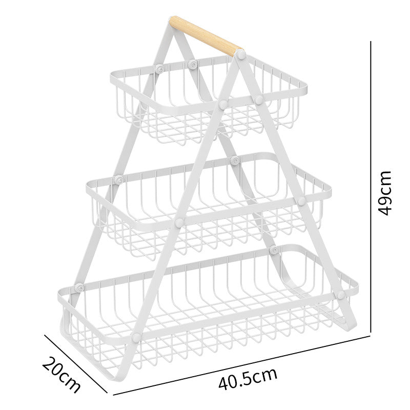 Kitchen Multi-functional Vegetable And Fruit Storage Rack