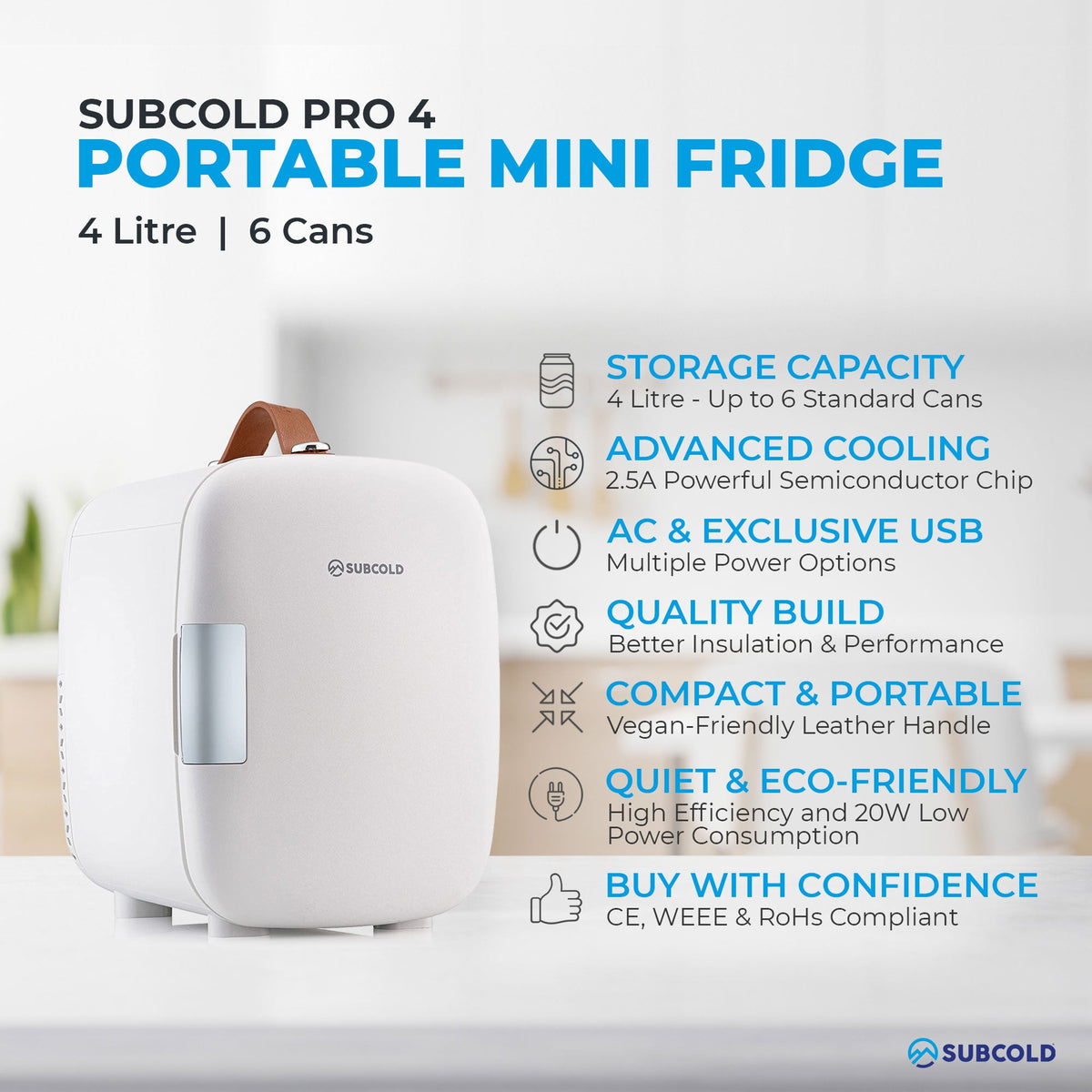 Subcold Pro 4L Mini Fridge