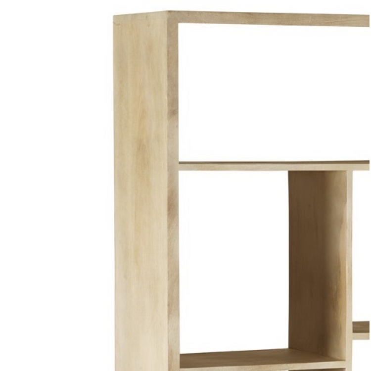 Light Gold Large Bookcase 2 Door