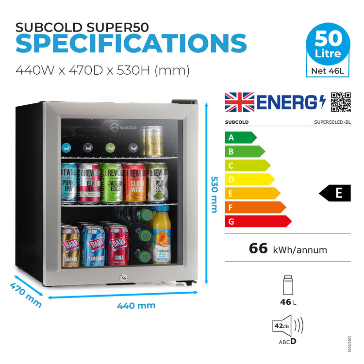 Subcold Super50 LED Beer Fridge