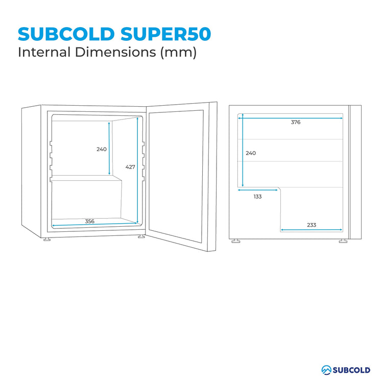 Subcold Super50 LED Beer Fridge