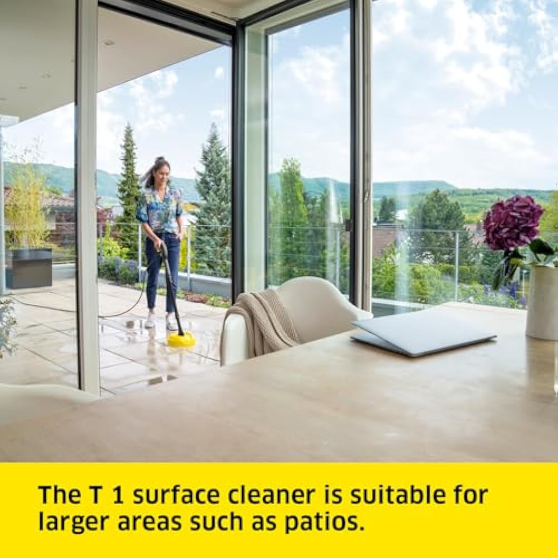 Kärcher K 2 Power Control Home pressure washer, pressure: max. 110 bar, flow rate: 360 l/h, area: 20 m²/h, water filter, weight: 4.0 kg, high-pressure gun, dirt blaster, spray lance, Home Kit