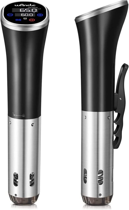 Wancle Sous Vide Sous Vide Machine Precision Cooker 1100W Sous Vide Cooker IPX7 Waterproof Immersion Circulator With Reservation Function Easy to