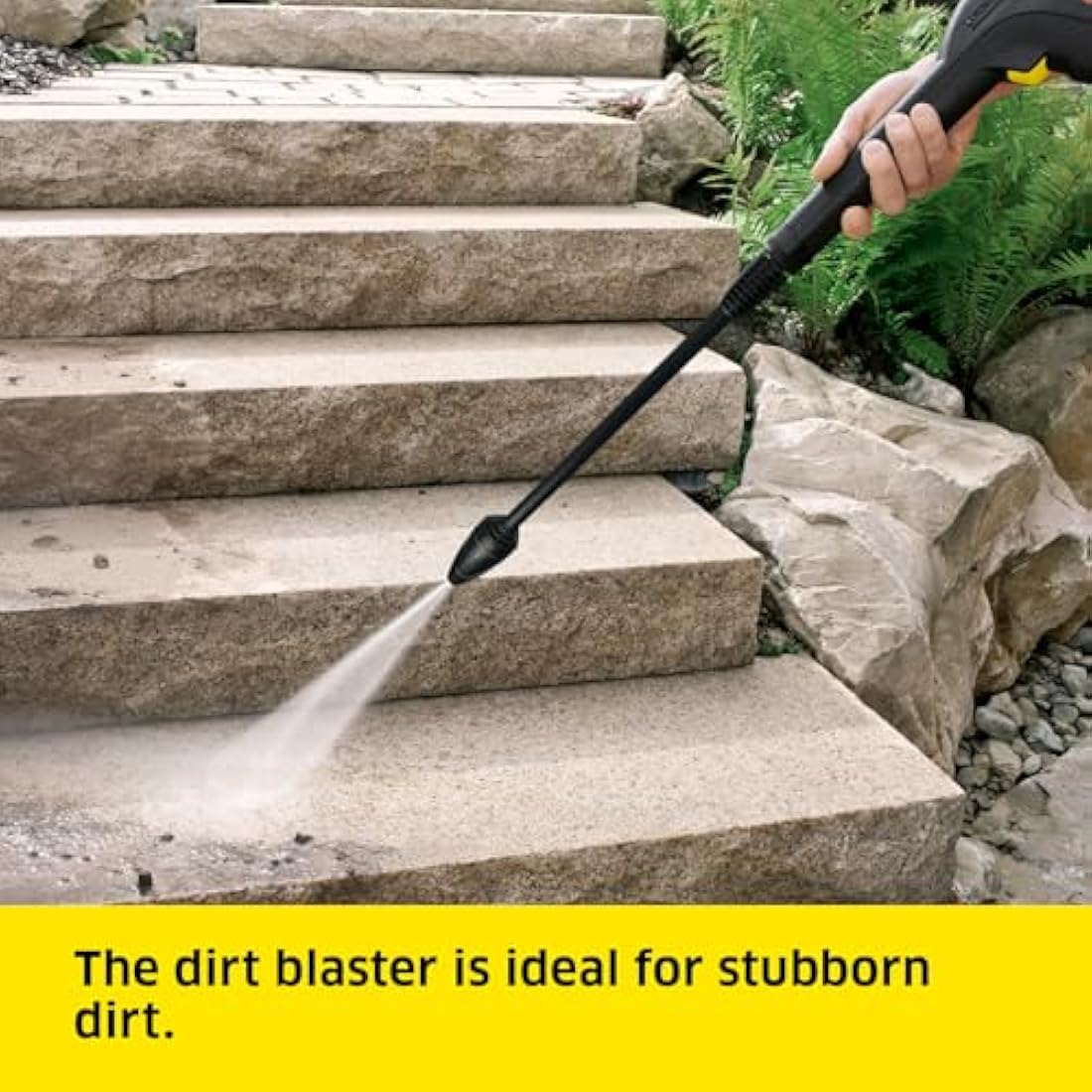 Kärcher K 2 Power Control Home pressure washer, pressure: max. 110 bar, flow rate: 360 l/h, area: 20 m²/h, water filter, weight: 4.0 kg, high-pressure gun, dirt blaster, spray lance, Home Kit