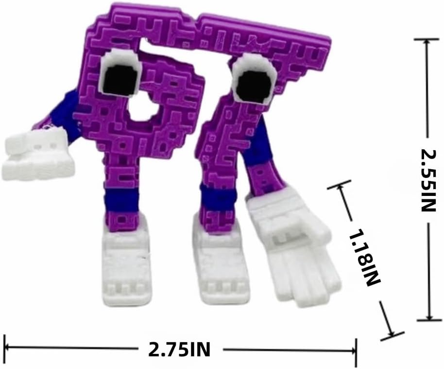 4PCS Steal a Brainrot 67 Figures | Six Seven Collectible Set