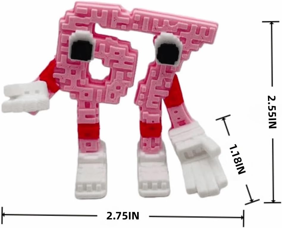 4PCS Steal a Brainrot 67 Figures | Six Seven Collectible Set