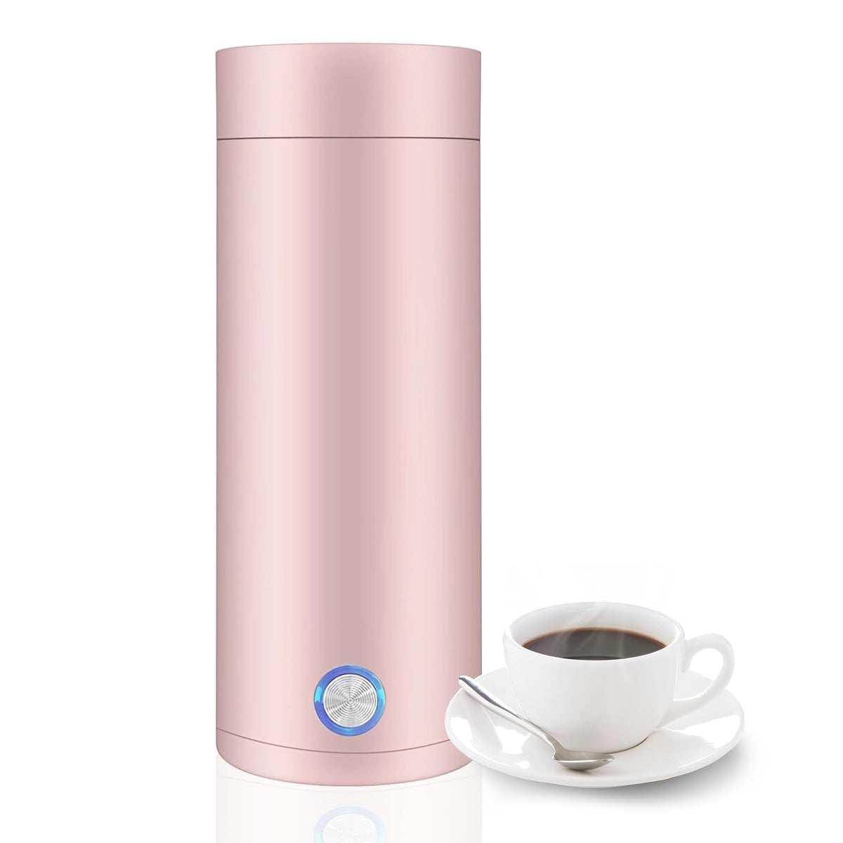 3-in-1 Portable Travel Kettle - Electric Water Heater for Tea, Coffee & Baby Milk, Automatic Shut-off, Food Grade