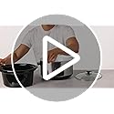 Morphy Richards 6.5L Slow Cooker, Ceramic Pot, 3 Cooking Settings, Easy Clean, Silver, 461013, Brushed Steel