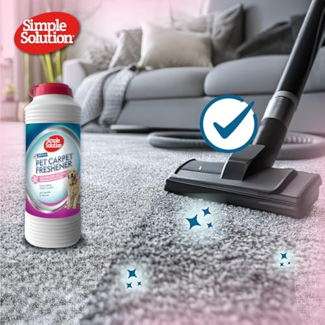 Simple Solution Pet Carpet Freshener with Enzymatic Cleaning Granules - 500g