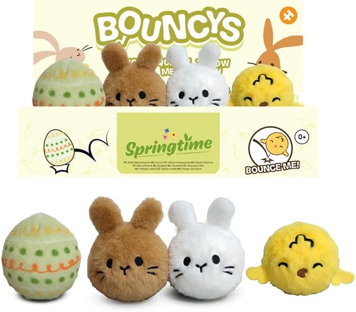 Springtime High Bounce Plush Bouncy Ball  one at random
