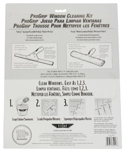 Ettore Professional Progrip Window Cleaning Kit