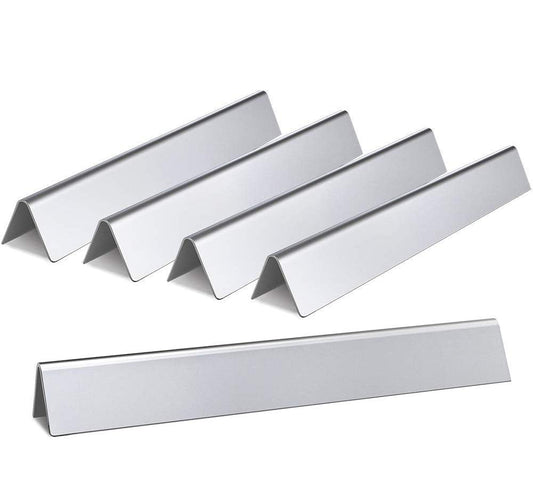 LOKHING 44.5 CM 7620 Flavorizer Bars for Weber Genesis 300 Series (with Front Control Knobs), Stainless Steel Heat Plate Replacement for Weber E-310