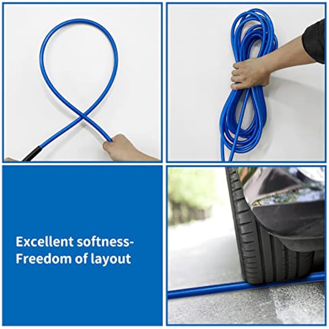 30M High Pressure Washer Drain 3000 PSI/180bar Hose Cleaning Kit Sewer Jetter Kit for Karcher K2 K3 K4 K5 K6 K7 Series & Bosch AQT Household Use Pressure Washer