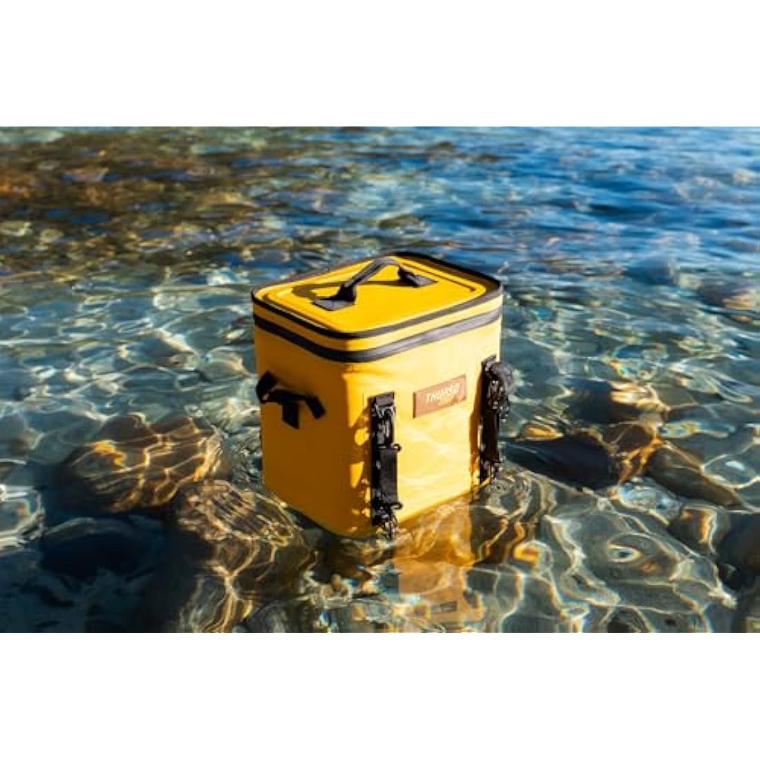 THURSO SURF Soft Cooler 24 Can Portable Ice Cooler Bag — 48 hr Insulation Leakproof & Airtight Waterproof Zipper Floating Beach Cooler for Travel Camping Kayak Paddleboard