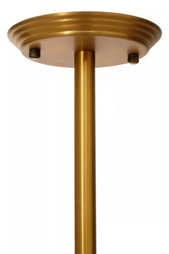 Orko Brass And Black 16 Bulb Statement Pendant Light
