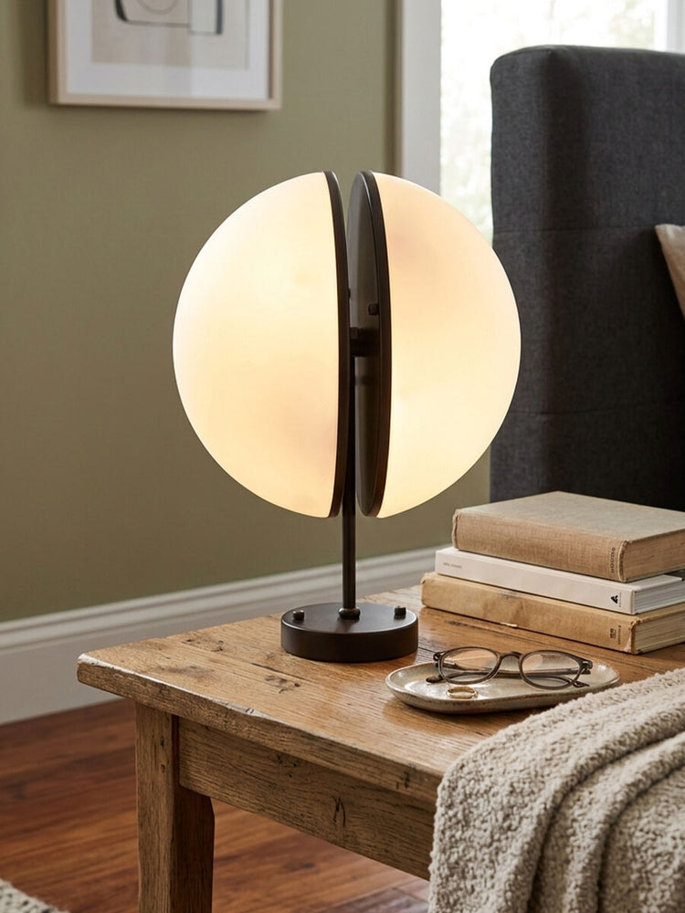 Abira Matt Black Ball Wall Light
