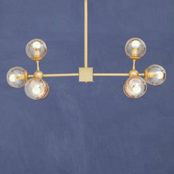 Abira Gold 8 Arm Statement Pendant Light
