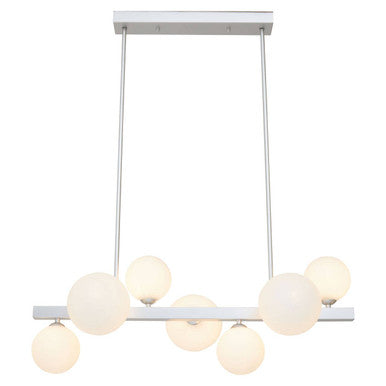 Abira Chrome Finish 7 Light  Statement Pendant Light