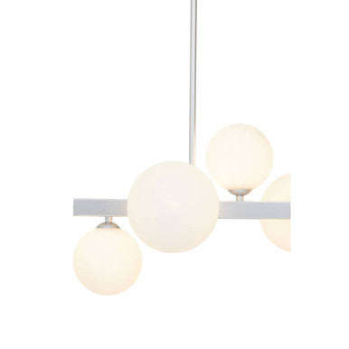 Abira Chrome Finish 7 Light  Statement Pendant Light