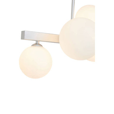 Abira Chrome Finish 7 Light  Statement Pendant Light