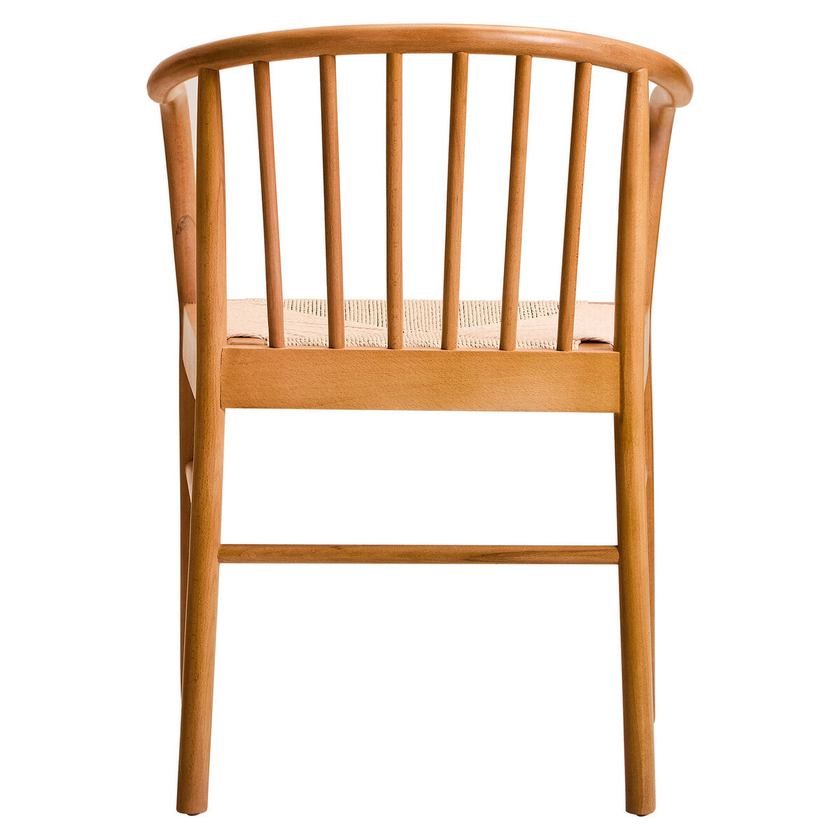 Cebu Natural Woven Rope and Beech Wood Chair