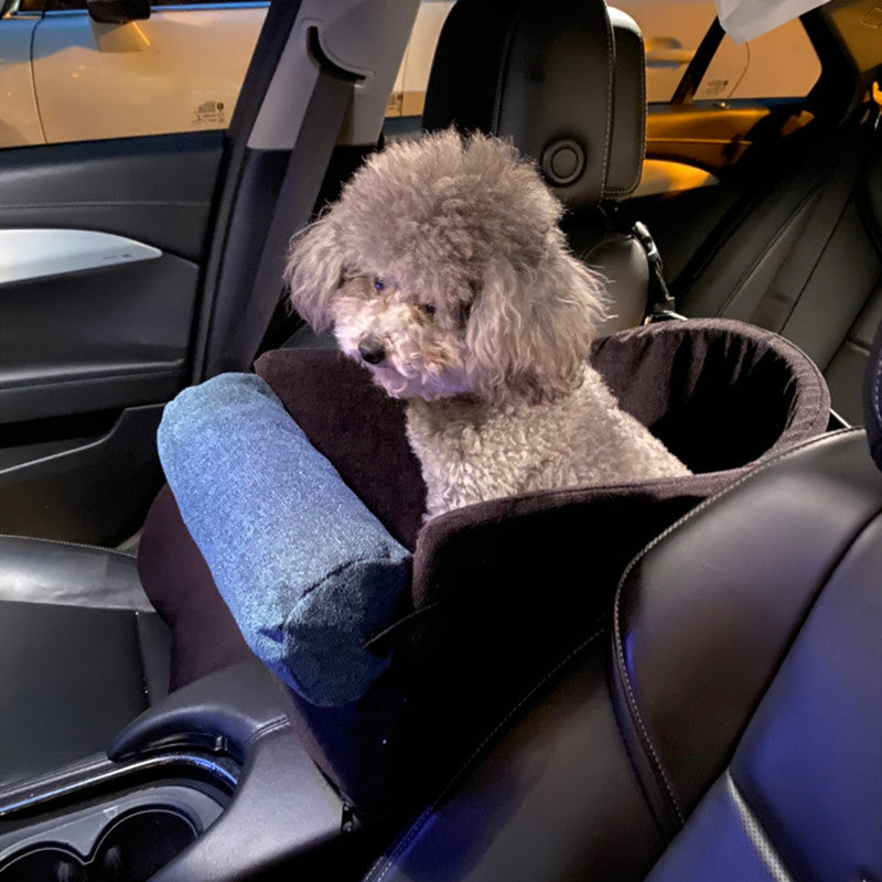 Removable And Washable Pet Car Central Control Armrest Box