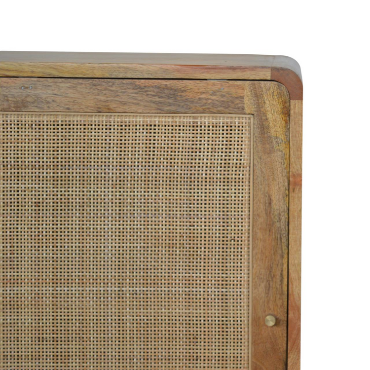 Artisan Furniture Solid Mango Wood Close-knit Sliding Cabinet