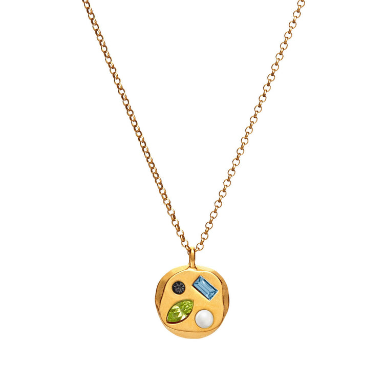 Colorful Zircon Mom Necklace December Birthday Stone Valentine's Day Gift Gifts For Moms Necklace