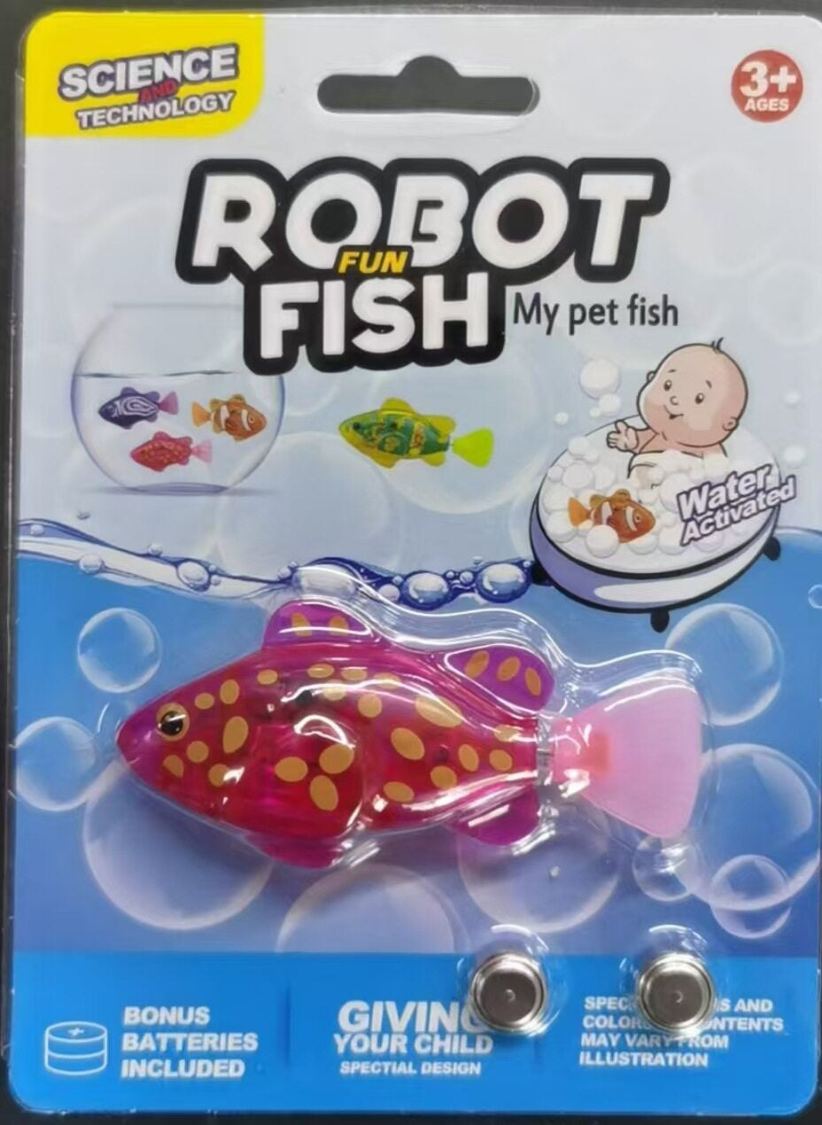 Pet Fish Simulation Light-Activated Clownfish Bathing And Splashing Toy