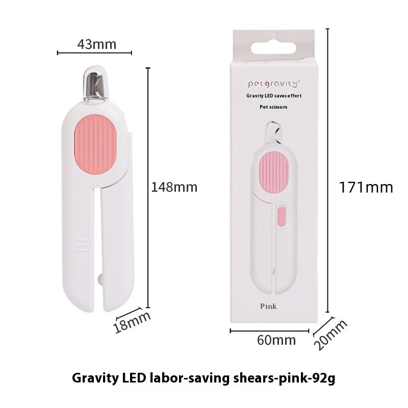 Pet LED Labor-saving Cat Nail Scissors