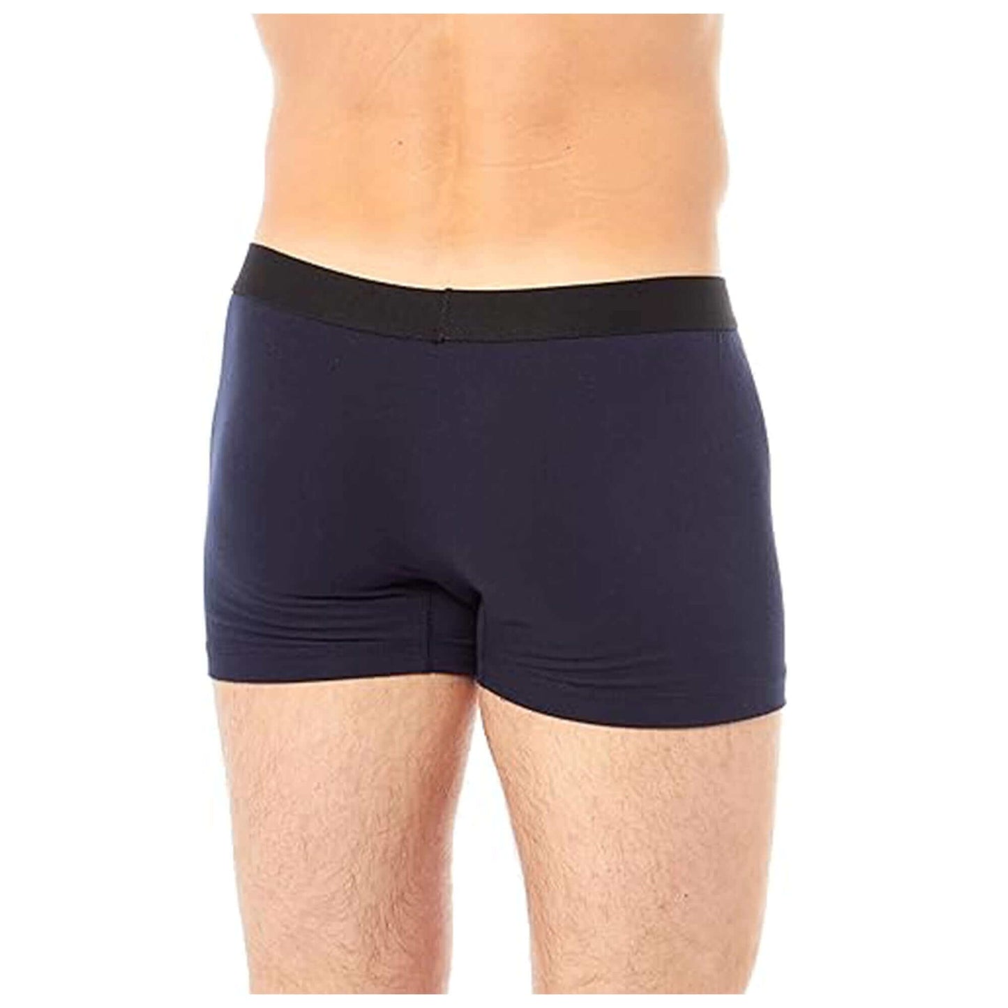Sock Stack MB03 Black Cotton Stretch Boxer Shorts Pack Of 6 For Men Comfort Fit Soft Waistband Everyday Cotton Rich