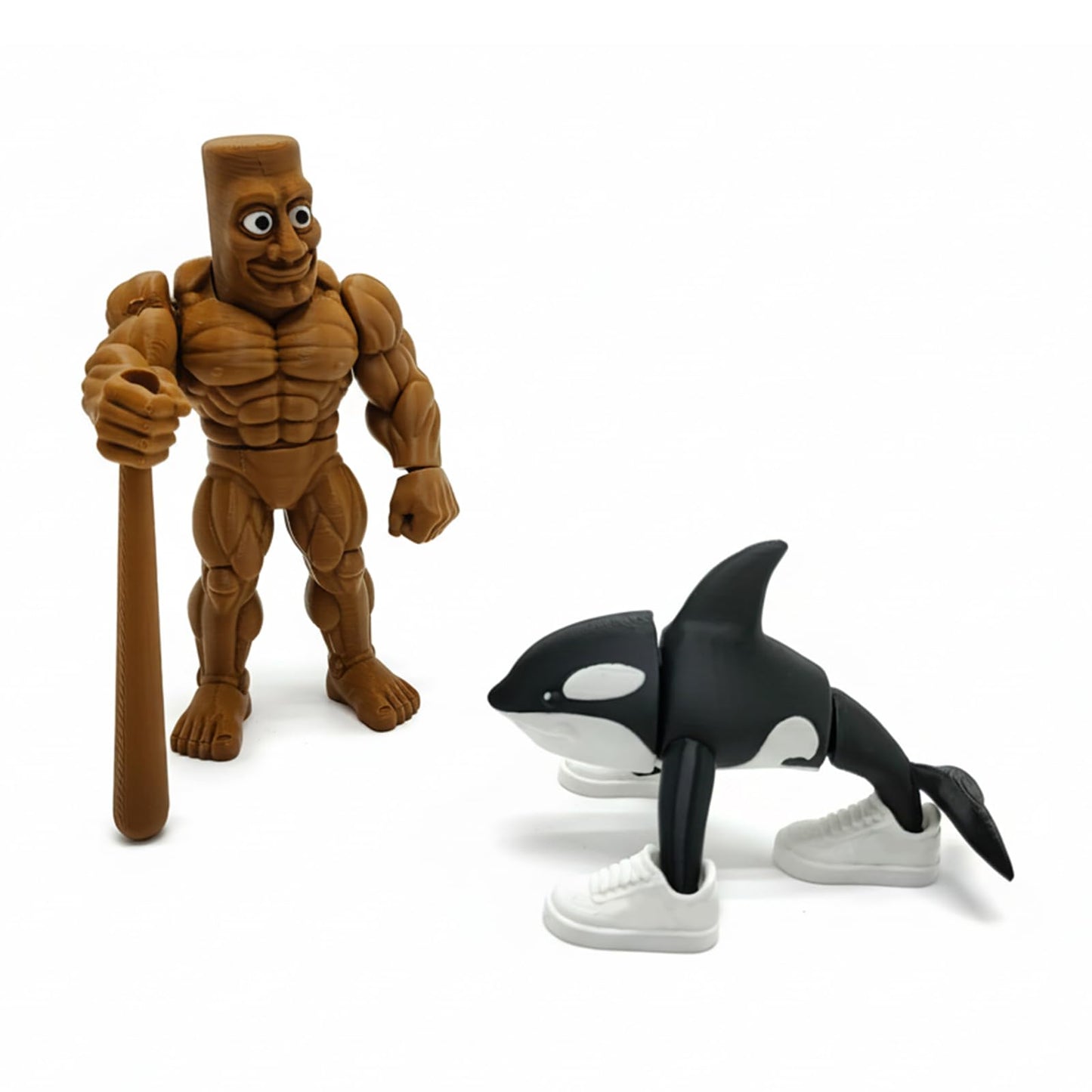 Udin Din Din Dun Brainrot Toy – Large Italian Brainrot Action Figure