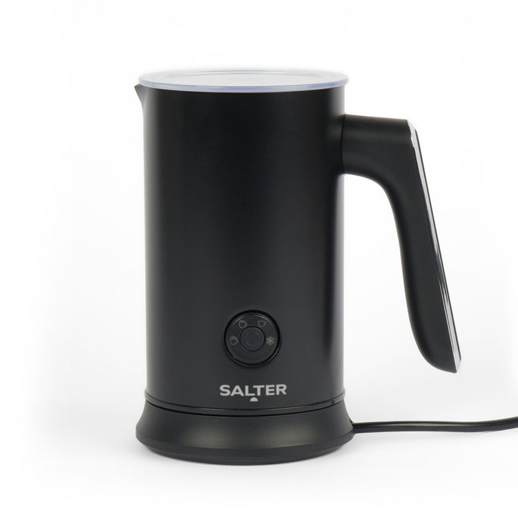 Salter Chocolatier Hot Chocolate Maker - 4-In-1 Electric Milk Frother, Cordless Hot & Cold Milk Foamer 115ml, One Cup 240ml Milk Steamer Heater, LED