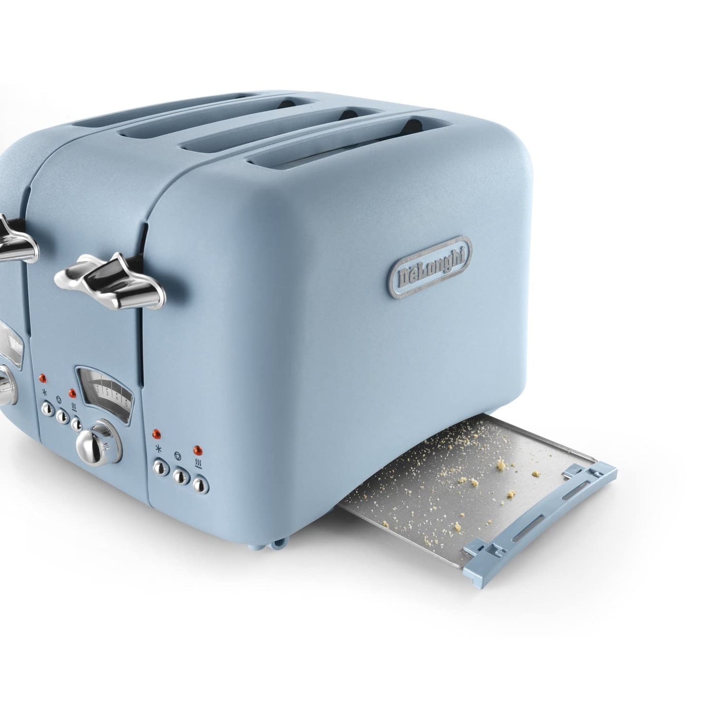 De'Longhi Argento Flora CT04.AZ 4 Slice Toaster - Agave Blue