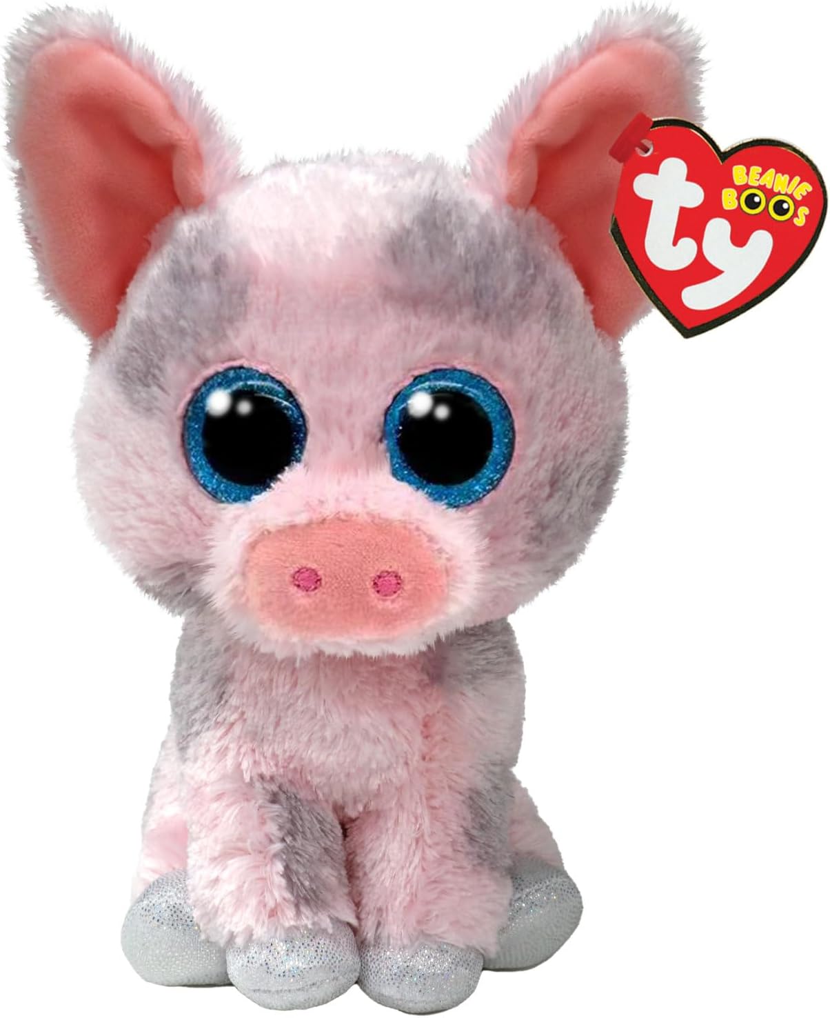 TY Hambo Pig Beanie Boo Regular 14cm - Squishy Beanie Baby Collectible Cuddly Stuffed Teddy