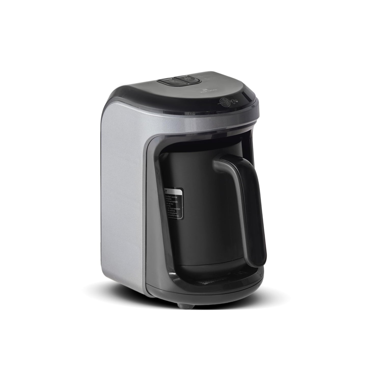 KARACA Hatr Hps Turkish Coffee Maker & Milk Option - 300 Ml Automatic Small Turkish Coffee Machine with Measuring Spoon & Cleaning Brush - 5 Cup