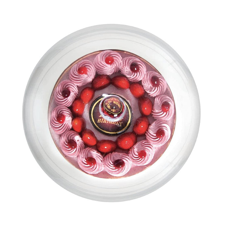 Olympia Glass Cake Stand Dome Lid, 285(Dia) x 200(H) mm, High Clarity Clear Glass, Protects Homemade Cakes Afternoon Tea Scones, Fits Base CS013 (sold