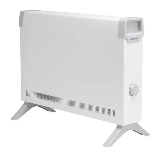 Dimplex ML2T 2kW Convector Heater, Freestanding Electric Plug In Convector Radiator, Floor Standing with Thermostat & Anti Frost Setting, Portable or