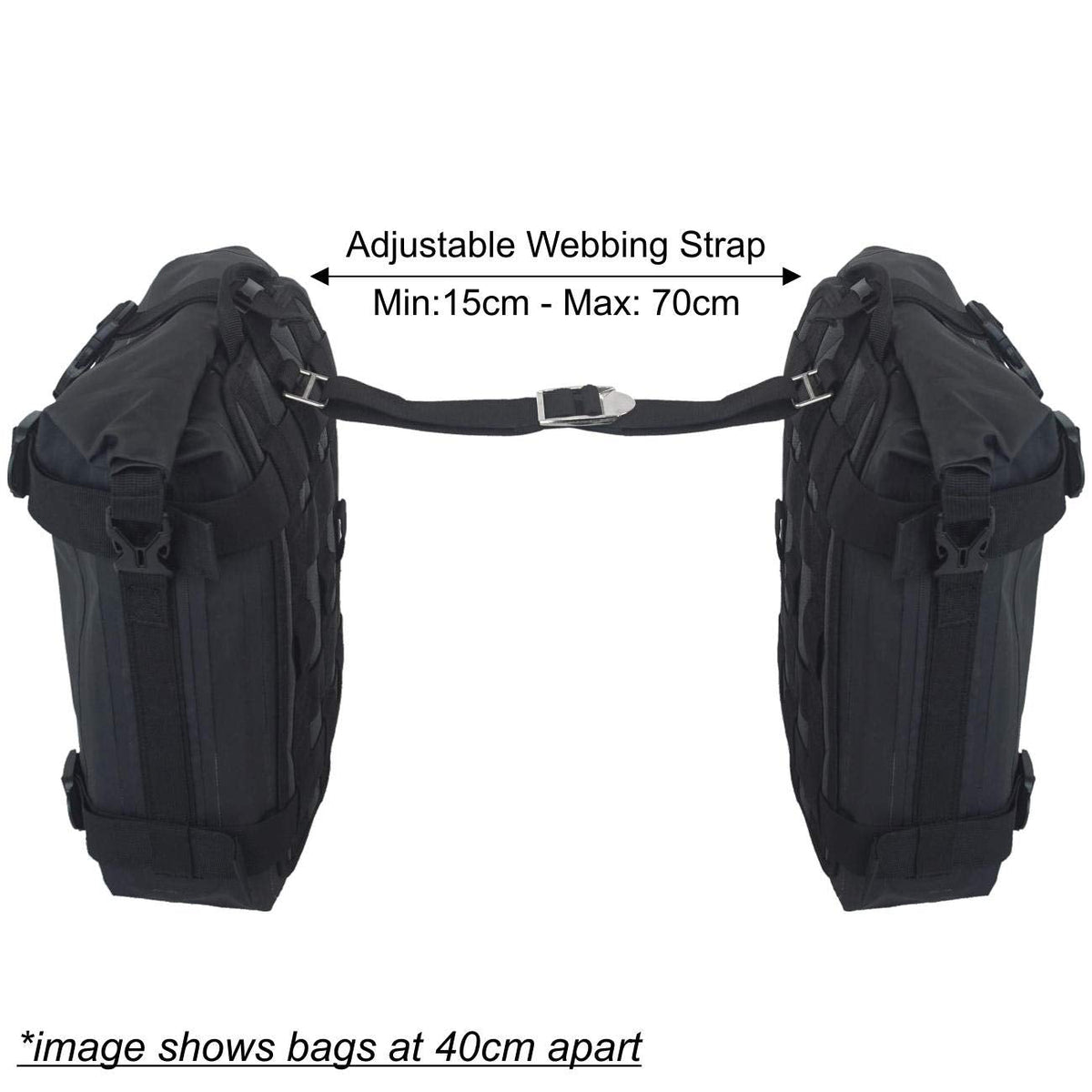 Lomo Motorcycle Adventure Pannier Dry Bags - Large (1 Pair)